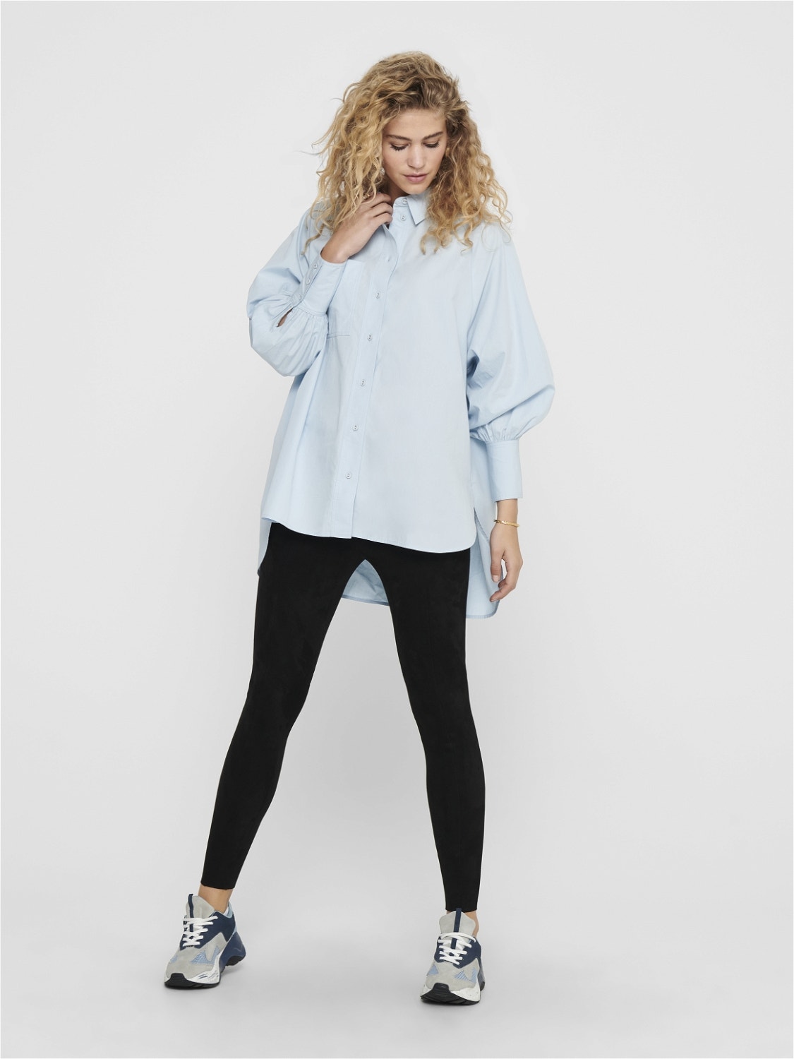 ONLY Oversize Skjorte -Cashmere Blue - 15221527
