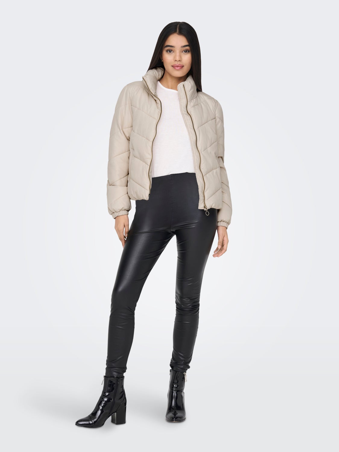 nly trend short puffer jacket