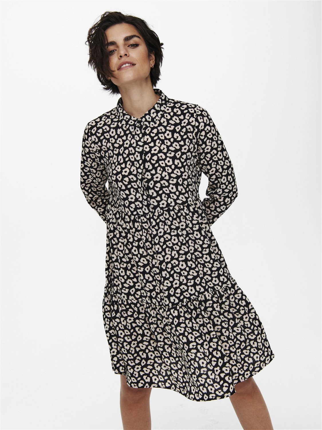 dress with | print ONLY® Black Mini |