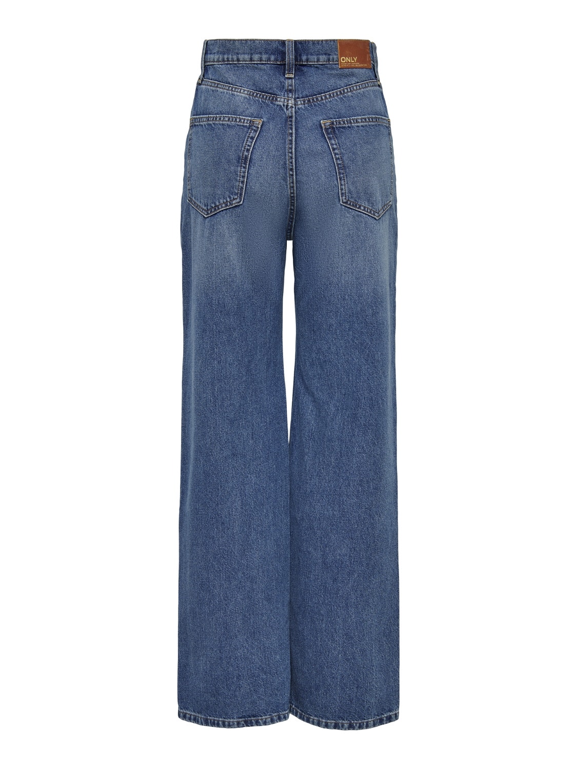 ONLY ONLHope life ex hw wijd Straight fit jeans -Medium Blue Denim - 15222046