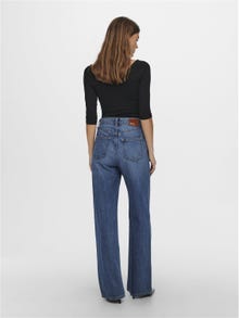 ONLY ONLHope life ex hw wide Straight fit jeans -Medium Blue Denim - 15222046