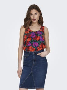 ONLY Regular Fit Round Neck Top -Oriole - 15222169