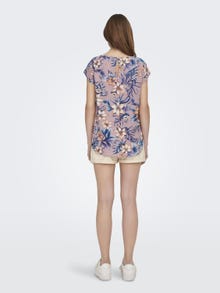 ONLY Top with print -Woodrose - 15222172