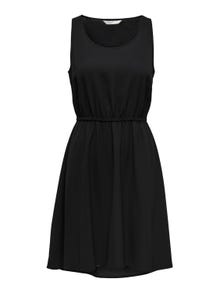ONLY Mini Solid colored Dress -Black - 15222203
