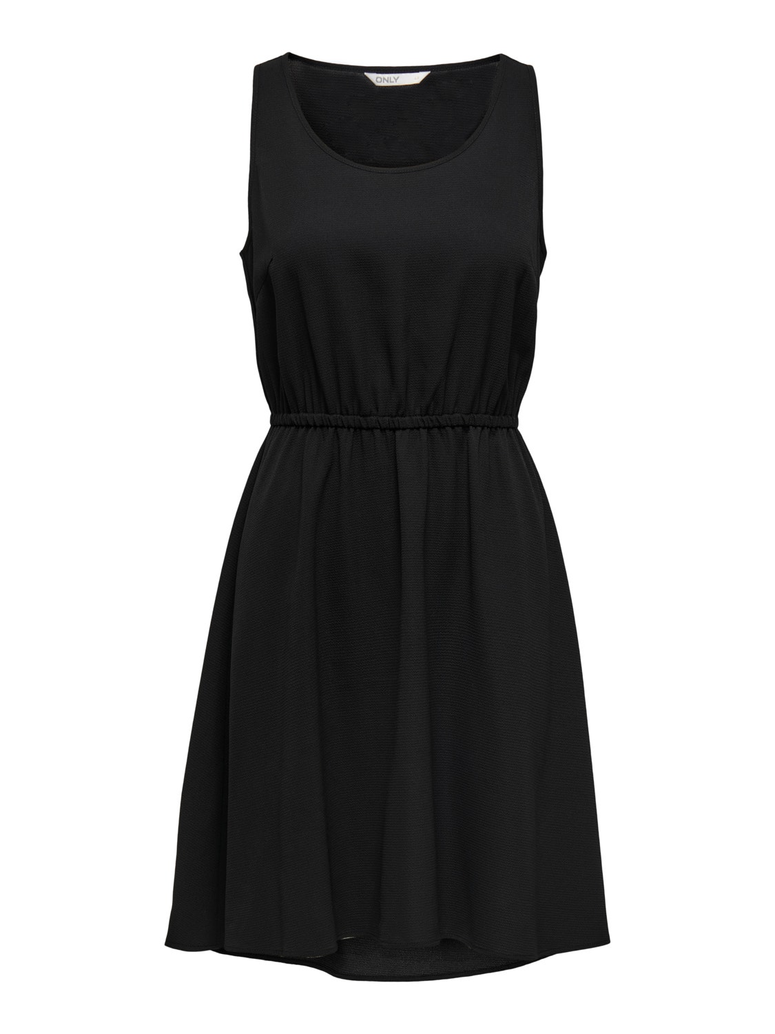 ONLY Regular Fit Round Neck Short dress -Black - 15222203