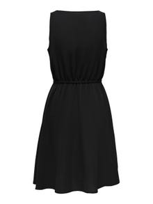 ONLY Einfarbig Kleid -Black - 15222203