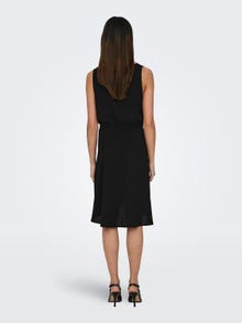 ONLY Regular Fit Round Neck Short dress -Black - 15222203