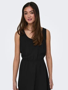 ONLY Regular fit O-hals Korte jurk -Black - 15222203