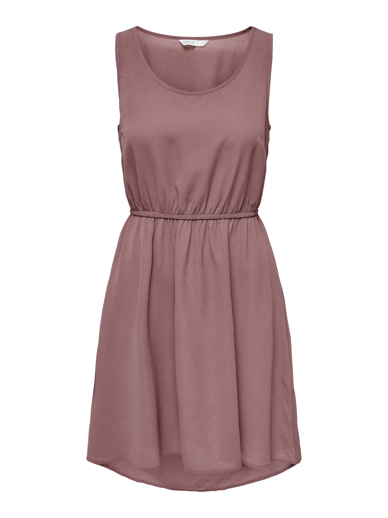 ONLY Mini Solid colored Dress -Rose Brown - 15222203