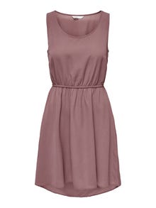ONLY Robe courte Regular Fit Col rond -Rose Brown - 15222203