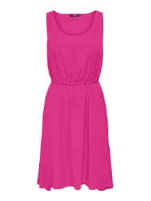 ONLY Einfarbig Kleid -Very Berry - 15222203