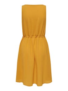 ONLY Einfarbig Kleid -Mango Mojito - 15222203