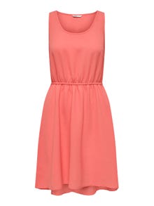 ONLY Robe courte Regular Fit Col rond -Georgia Peach - 15222203