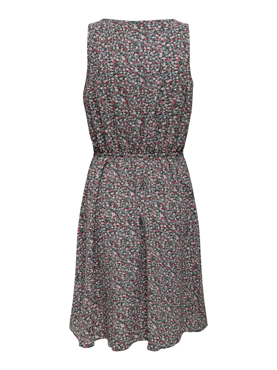 ONLY Printed Short Dress -Balsam Green - 15222204