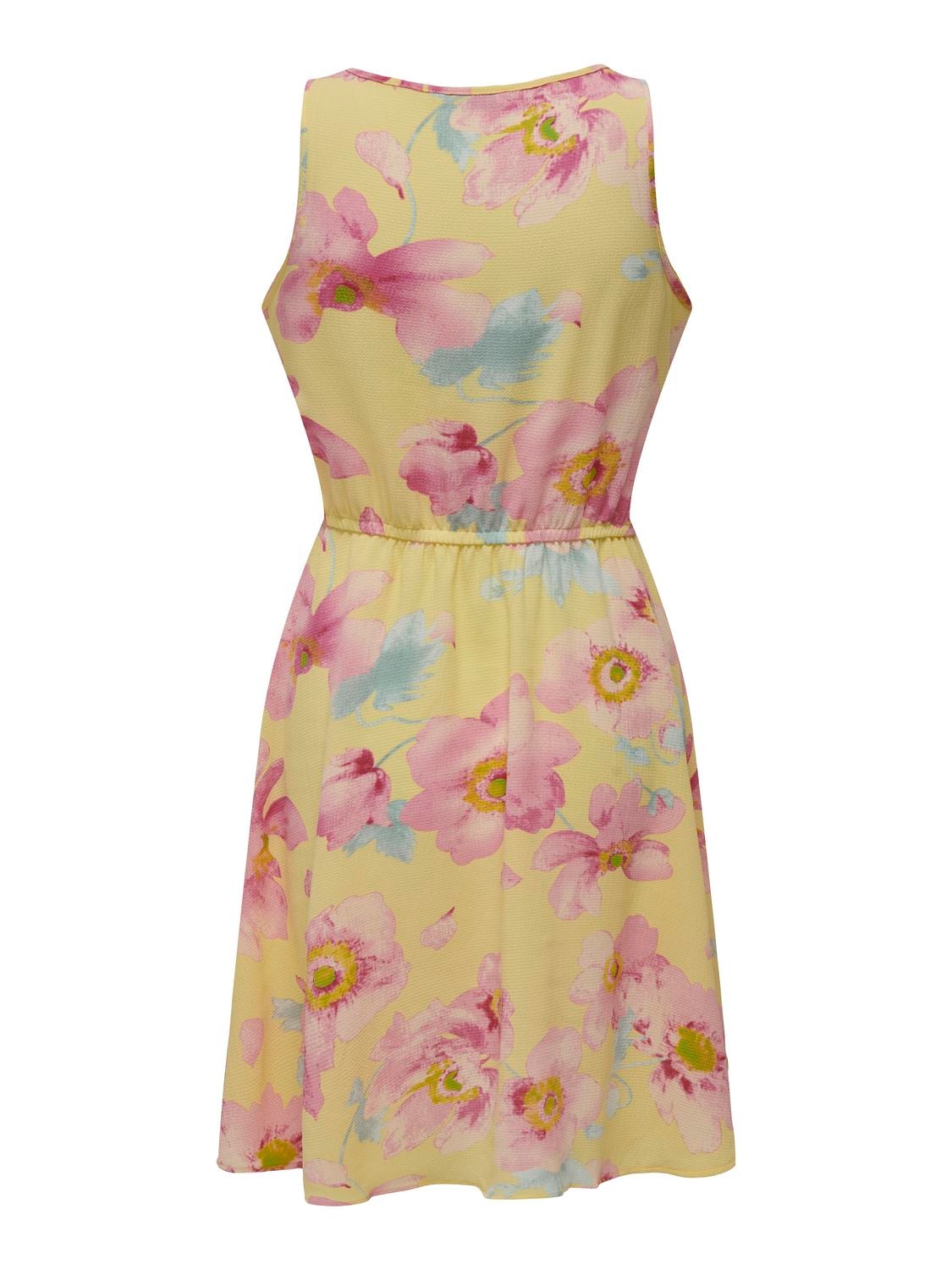 ONLY Printed Dress -Lemon Meringue - 15222204