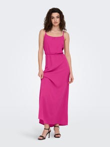 ONLY Solid colored Maxi dress -Very Berry - 15222218