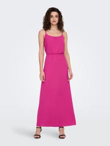 ONLY Regular fit O-hals Lange jurk -Very Berry - 15222218