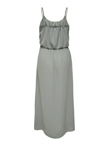 ONLY Solid colored Maxi dress -Slate Gray - 15222218