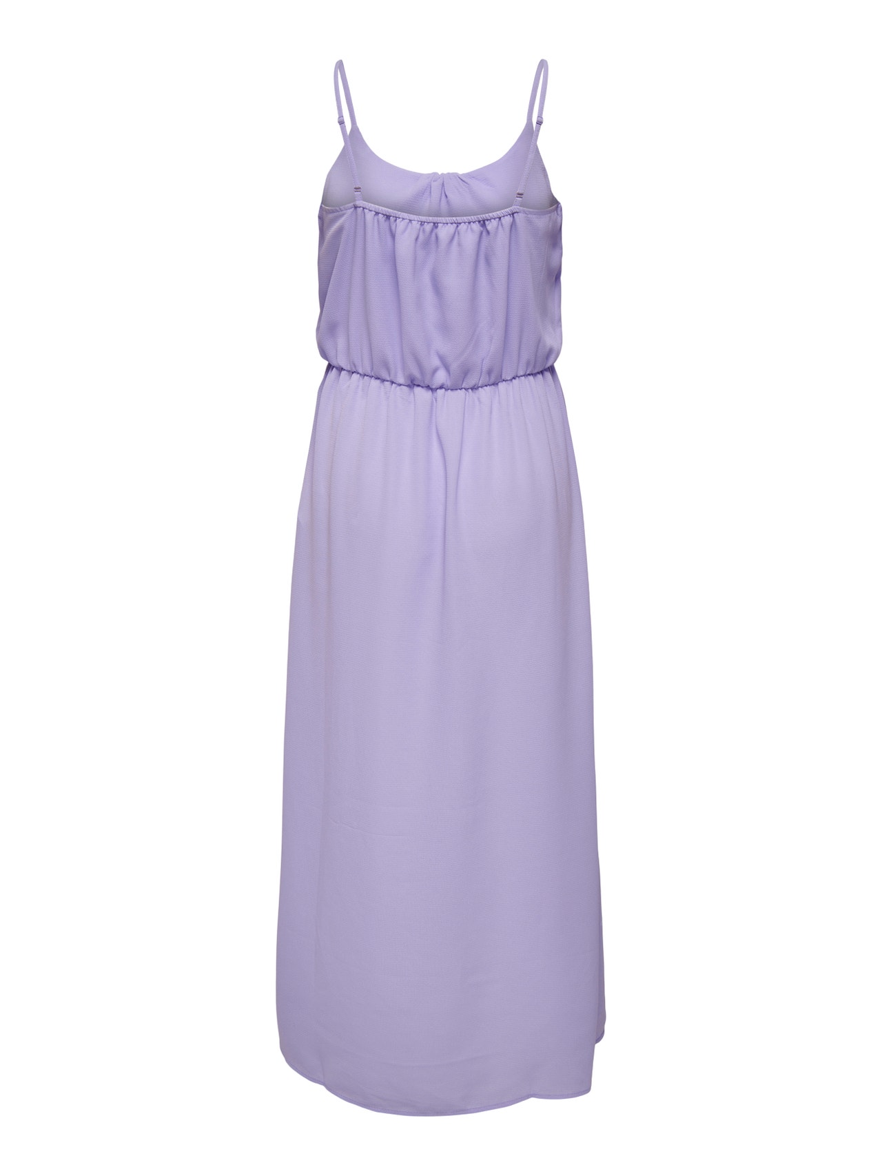 ONLY Normal geschnitten Rundhals Langes Kleid -Lavender - 15222218