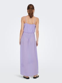 ONLY Regular Fit Round Neck Long dress -Lavender - 15222218