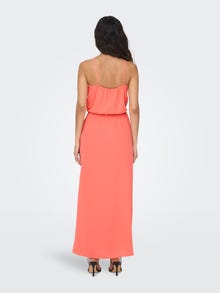 ONLY Regular fit O-hals Lange jurk -Georgia Peach - 15222218