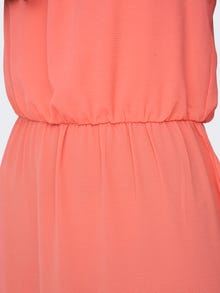 ONLY Robe longue Regular Fit Col rond -Georgia Peach - 15222218