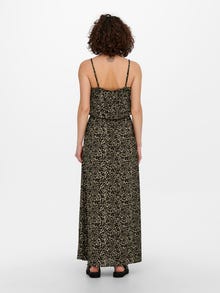 ONLY Maxi dress with pattern -Toasted Coconut - 15222219