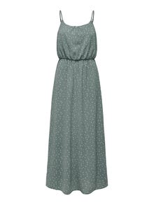 ONLY Robe longue Regular Fit Col rond Sangles réglables -Balsam Green - 15222219