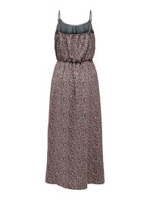 ONLY Regular Fit Round Neck Adjustable straps Long dress -Balsam Green - 15222219