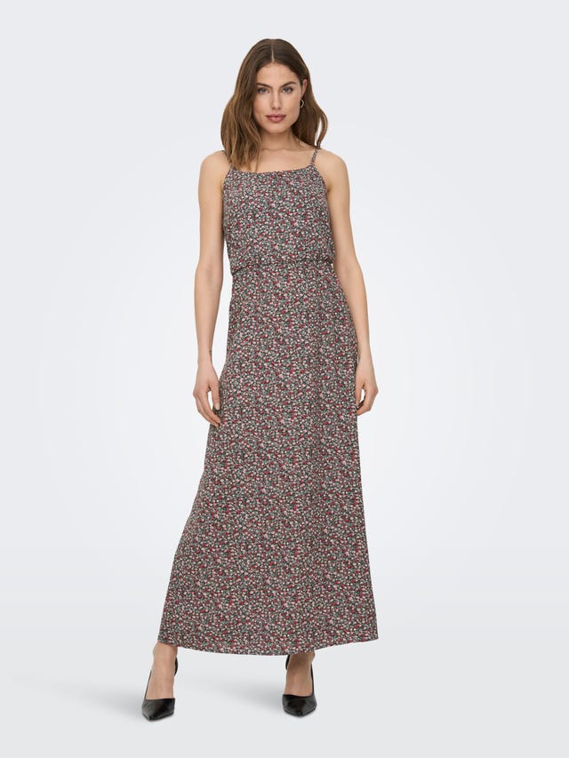 ONLY Patterned strap Maxi dress - 15222219
