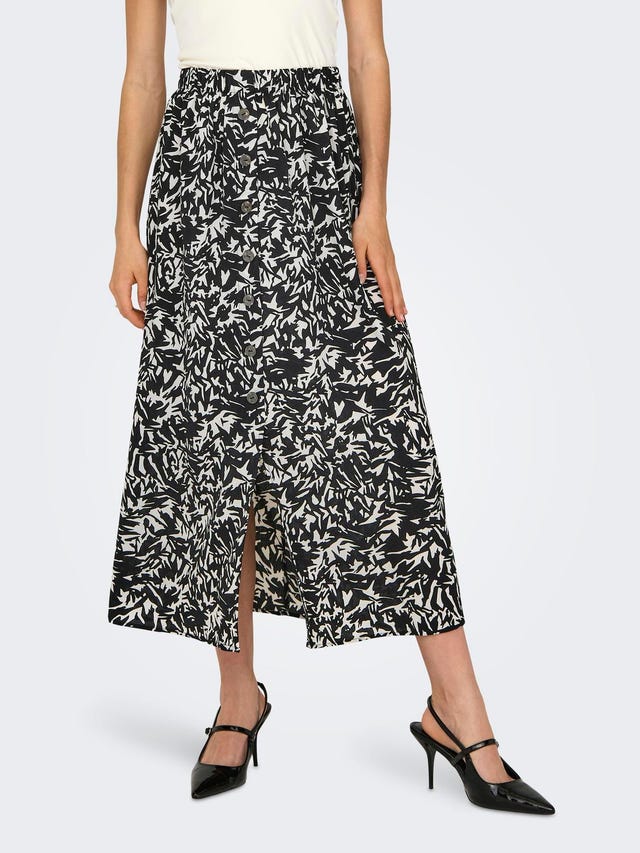 ONLY Printed Midi skirt - 15222221