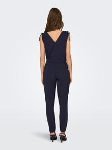 ONLY Classic trousers with high waist -Night Sky - 15222231