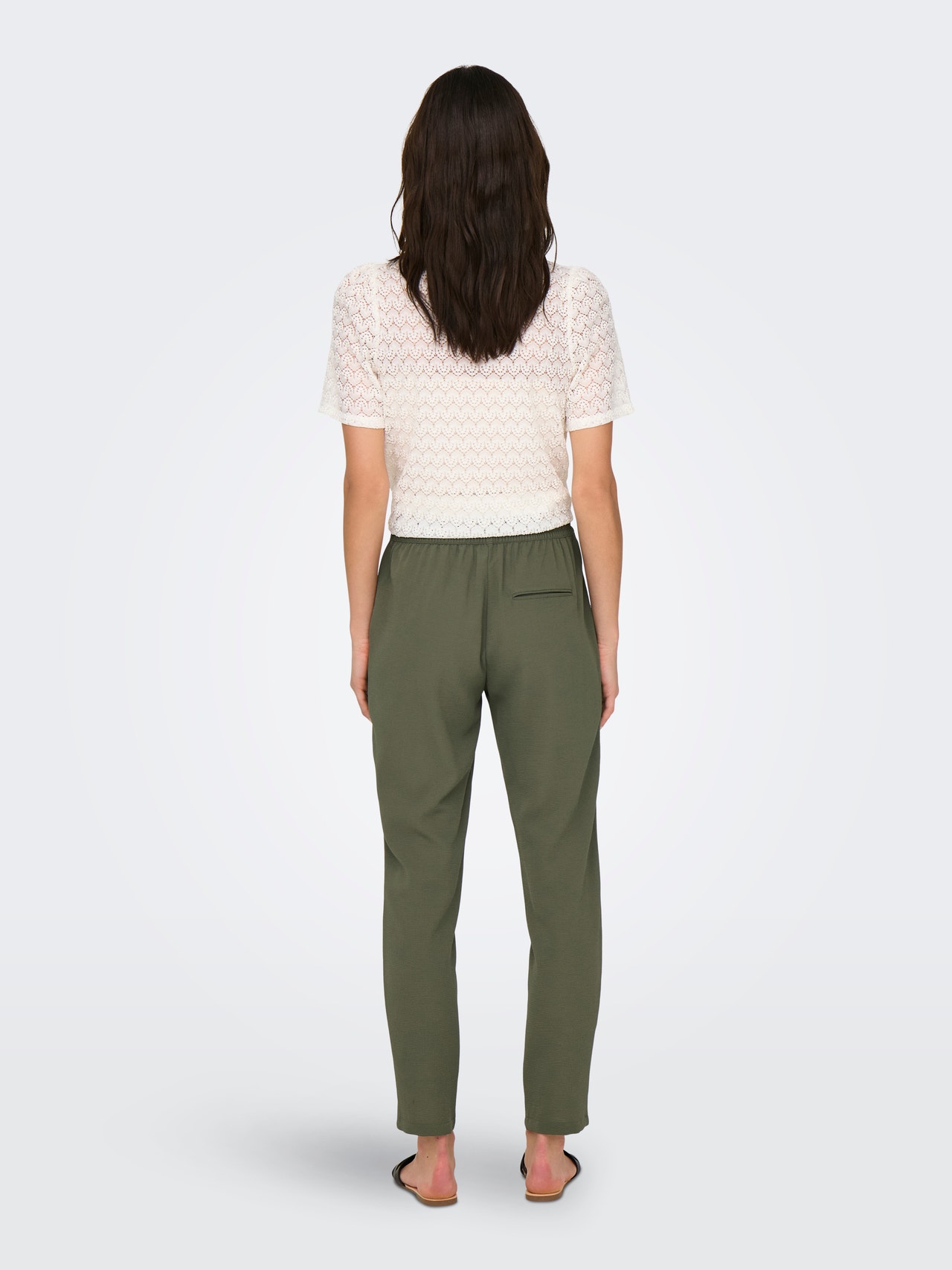ONLY Classic trousers with high waist -Kalamata - 15222231