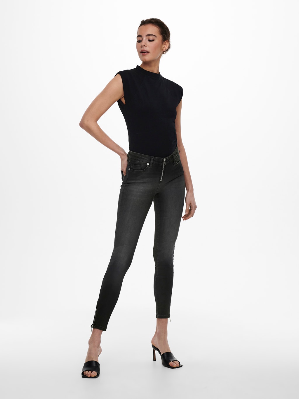 onlblush life mid ankle skinny fit jeans