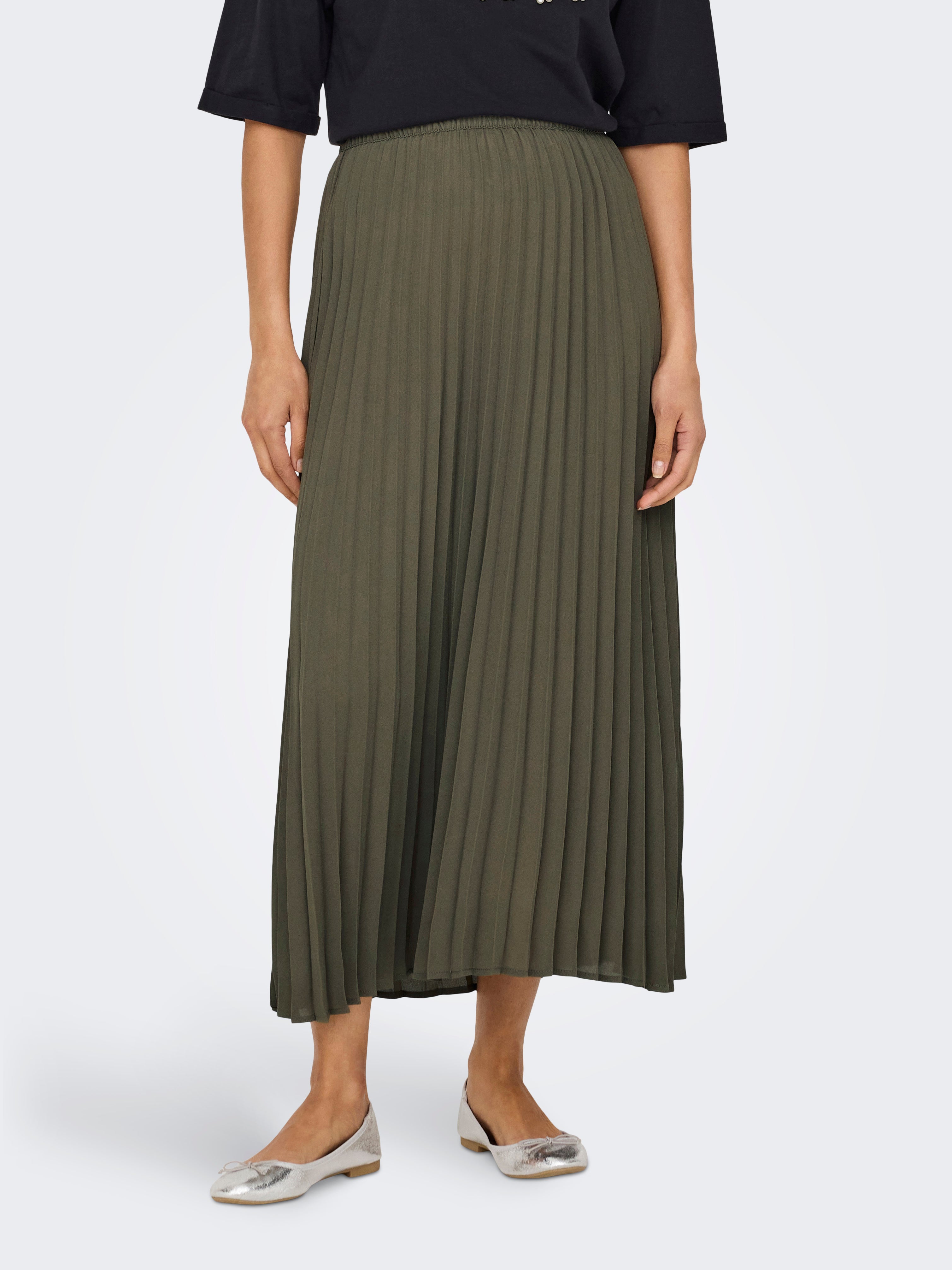 ONLALMA Plissierter Rock | Mittelgrün | ONLY® 