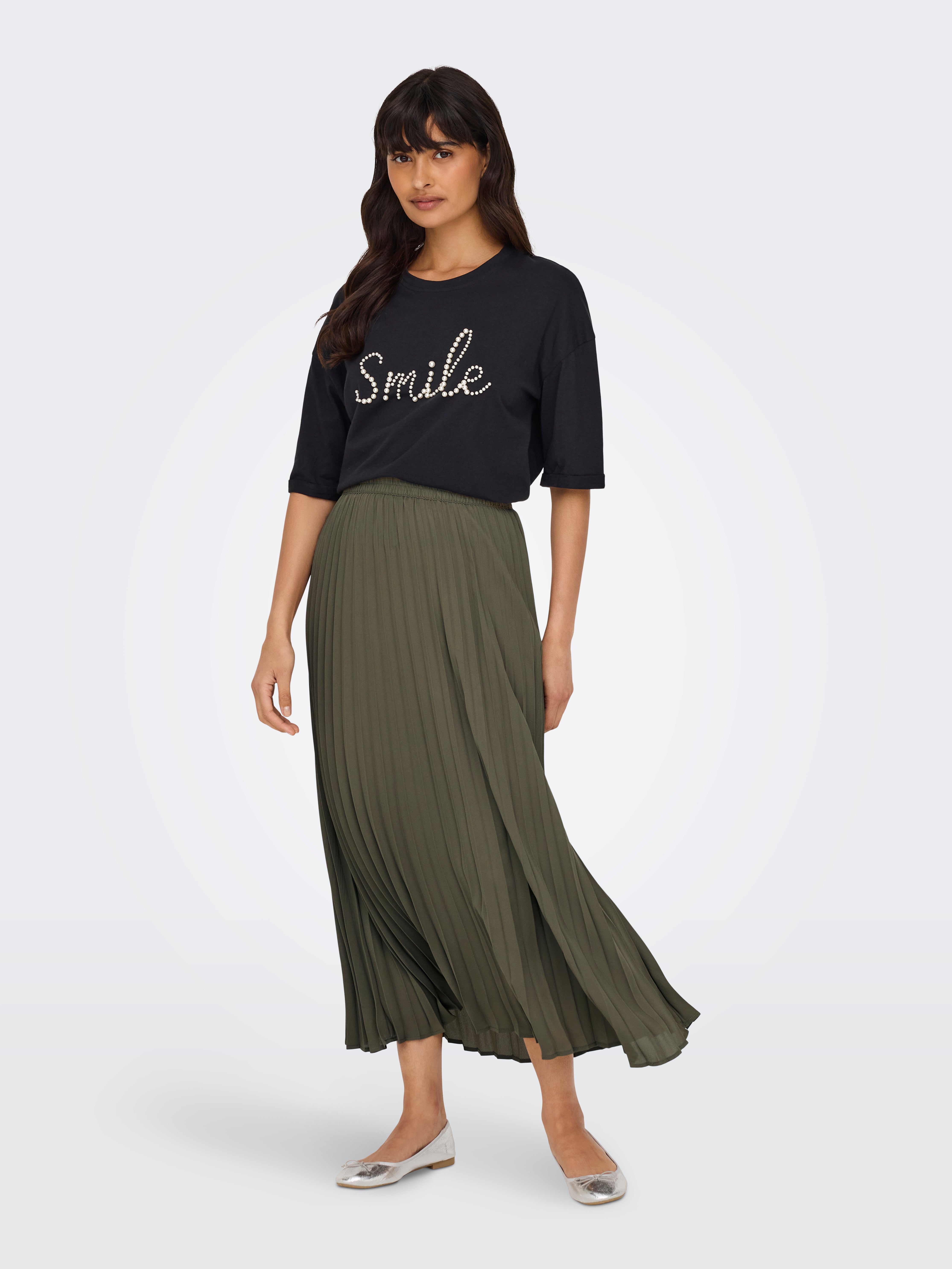 ONLALMA Plissé skirt