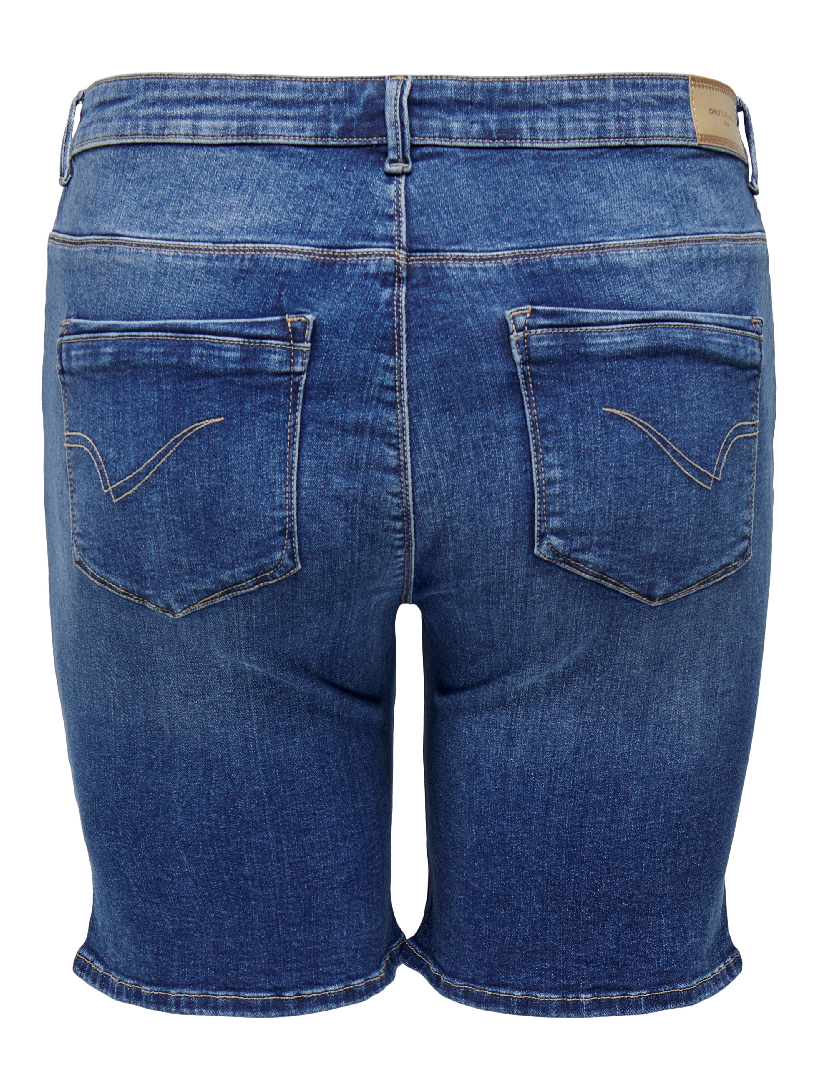 Thumbnail - Carlaola Hohe Taille Skinny Fit Jeans-shorts