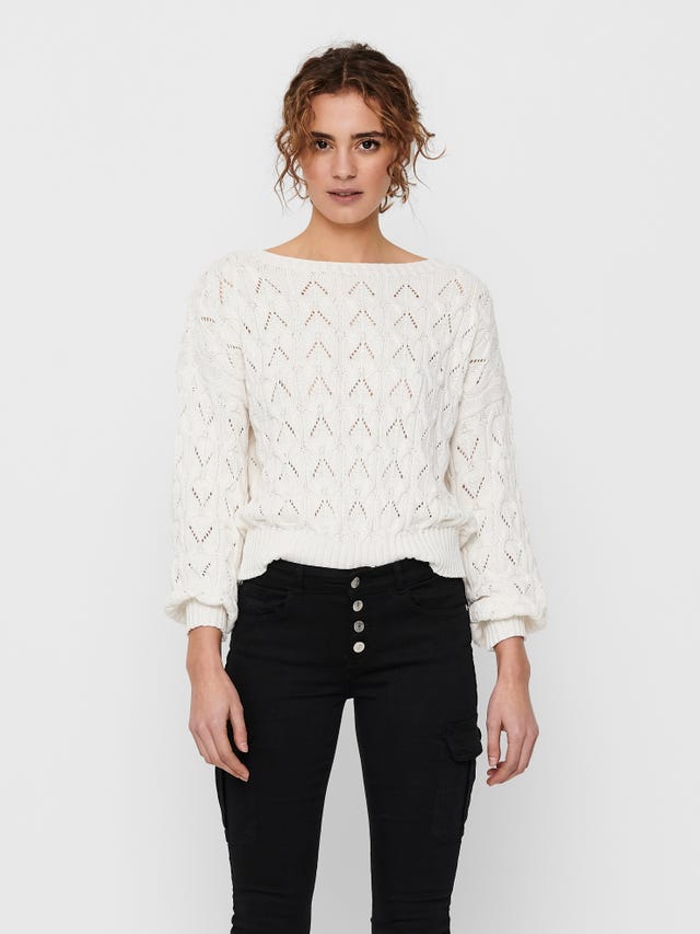 ONLY Texture Pull en maille - 15222853