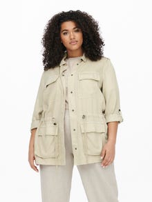 ONLY Curvy utility Jacket -Silver Lining - 15222992