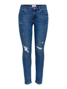 ONLY ONLDaisy life reg push ankle Skinny fit-jeans -Medium Blue Denim - 15223100