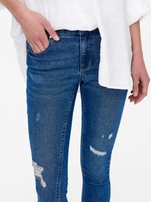ONLY ONLDaisy life reg push ankle Skinny fit-jeans -Medium Blue Denim - 15223100