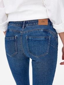 ONLY ONLDaisy Life Reg Push Ankle Skinny Fit Jeans -Medium Blue Denim - 15223100
