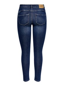 ONLY ONLDaisy Life Reg Push Ankle Skinny Fit Jeans -Dark Blue Denim - 15223100