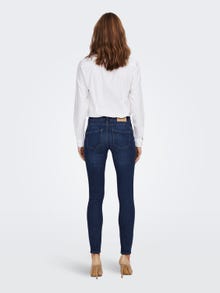 ONLY ONLDAISY REGULAR WAIST PUSH UP SKINNY ANKLE jeans -Dark Blue Denim - 15223100