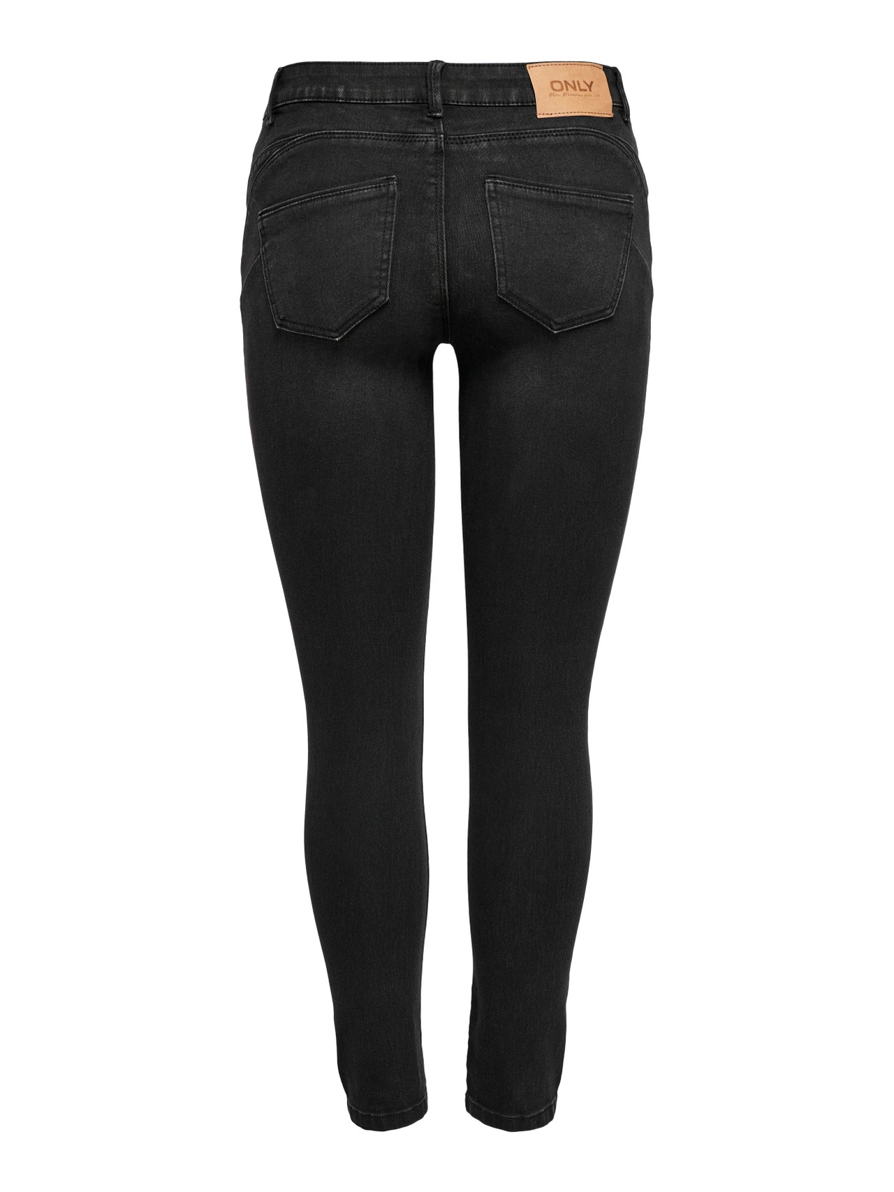 ONLY ONLDaisy life reg al tobillo con realce Jeans skinny fit -Black Denim - 15223100