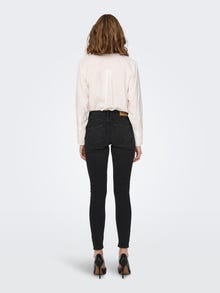 ONLY ONLDAISY REGULAR WAIST PUSH UP SKINNY ANKLE jeans -Black Denim - 15223100