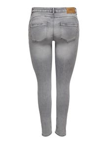 ONLY ONLDaisy life reg push ankle Skinny jeans -Light Grey Denim - 15223100