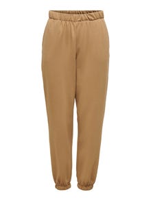 ONLY Regular Fit Elasticated hems Trousers -Toasted Coconut - 15223158