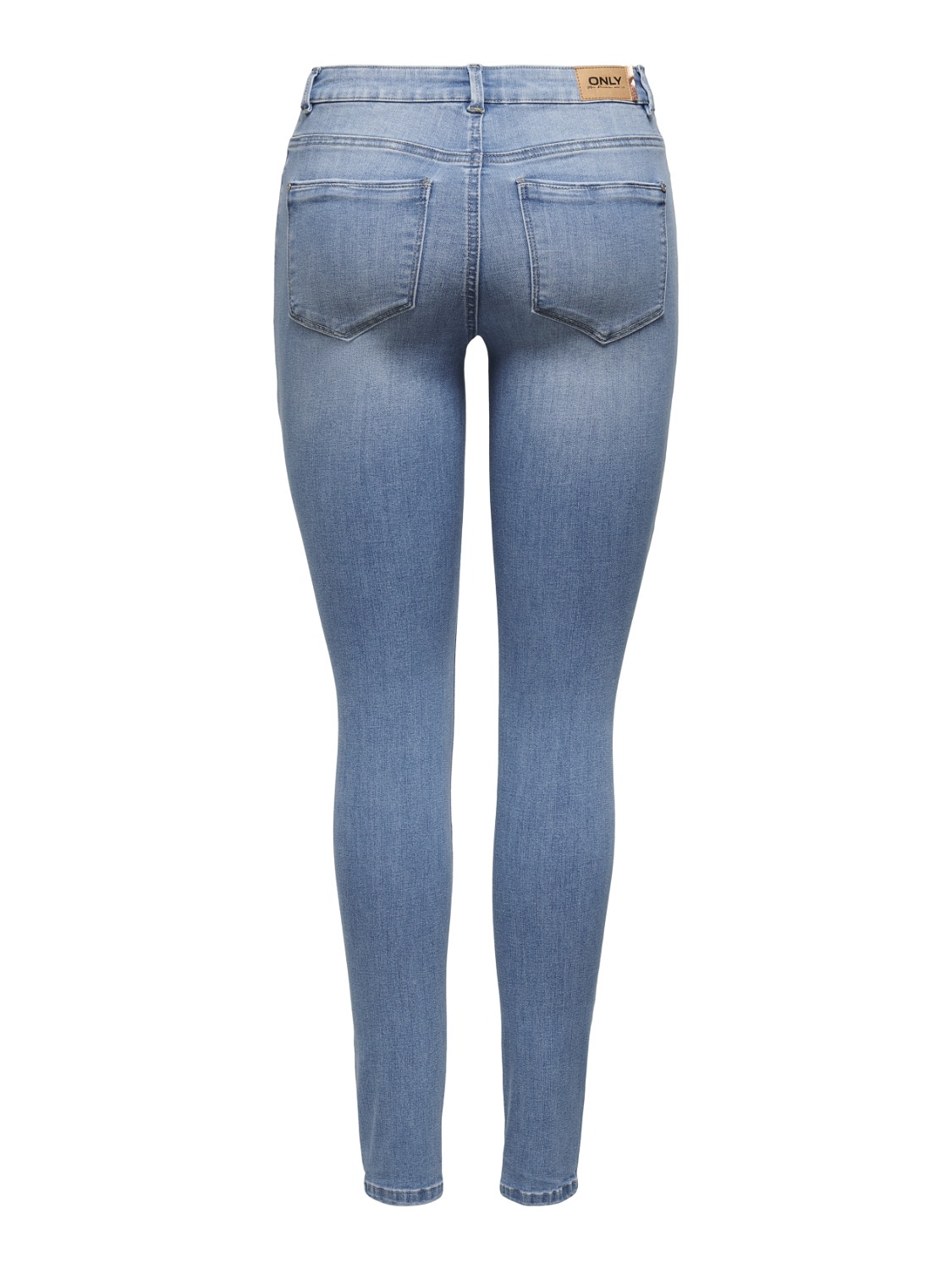 ONLY Jeans Skinny Fit Taille moyenne -Light Medium Blue Denim - 15223165