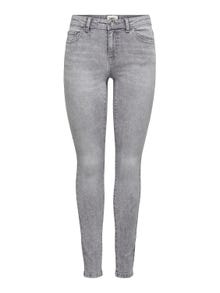 ONLY ONLWauw life mid Skinny fit jeans -Medium Grey Denim - 15223167